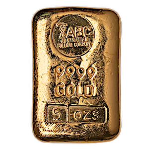 5 oz ABC Bullion Gold Bar (Pre-Owned in Good Condition)