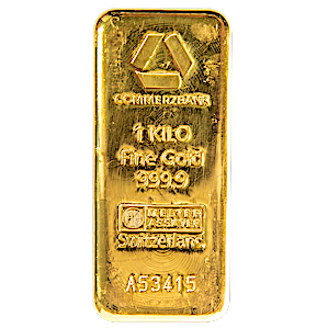 1 Kilogram Commerzbank Argor-Heraeus Gold Bullion Bar
