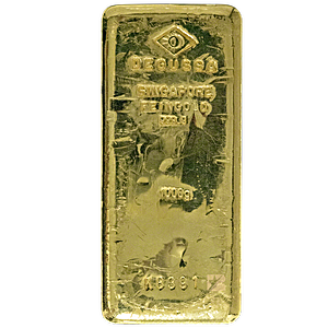 1 Kilogram Degussa Gold Bullion Bar (Pre-Owned in Good Condition)