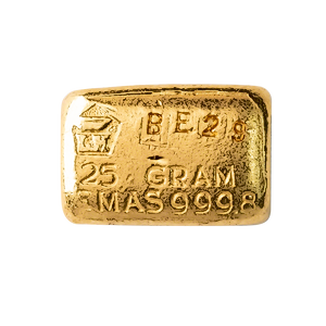 25 Gram Logam Mulia Cast Gold Bullion Bar