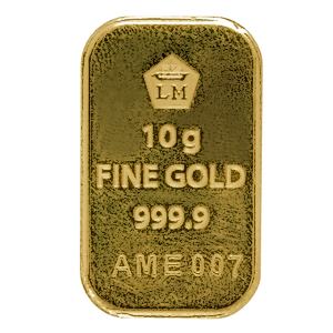 10 Gram Logam Mulia Gold Bullion Bar (Pre-Owned in Good Condition)