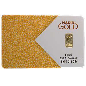 1 Gram Nadir Gold Bullion Bar