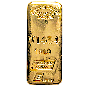 1 Kilogram N M Rothschild and Sons Ltd Gold Bullion Bar