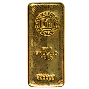 1 Kilogram SPM Refinery Gold Bullion Bar