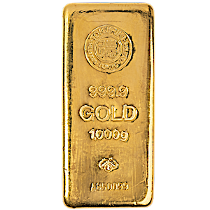 1 Kilogram Tokuriki Honten Gold Bullion Bar