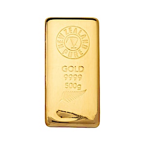 500 Gram New Zealand Pure Gold Cast Bullion Bar