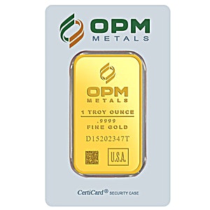 1 oz OPM Gold Bullion Bar