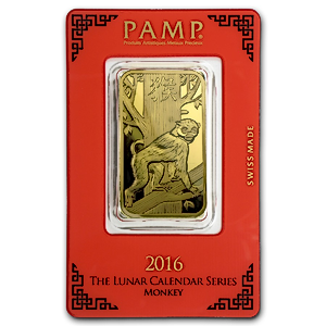 2016 1 oz PAMP Lunar Series 