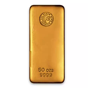 50 oz Perth Mint Gold Bullion Bar