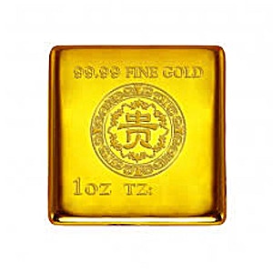 1 oz Tianze Cast Gold Bullion Bar