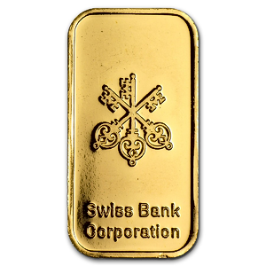 1/3 oz UBS Swiss Gold Bullion Bar (Pre-Owned in Good Condition)