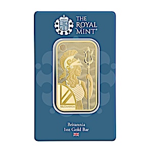 1 oz United Kingdom Gold Britannia Bullion Bar