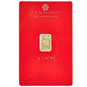 1 Gram Royal Mint Gold Om Bullion Bar