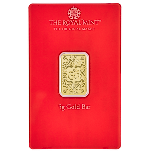 5 Gram Royal Mint Gold Om Bullion Bar