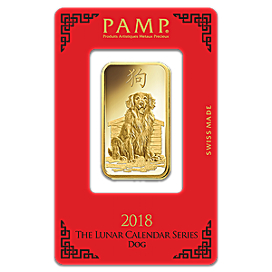 2018 1 oz PAMP Lunar Series 