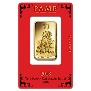 2018 1 oz PAMP Lunar Series 