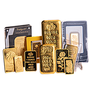 1 Kilogram of Gold Bullion Bars - Spot Price! - Various Brands