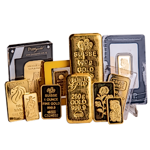 1 Kilogram of Gold Bullion Bars - Various Brands & Sizes - Total 1 kg - <span style='color:#FF0000;'>Spot Price of Gold!</span>