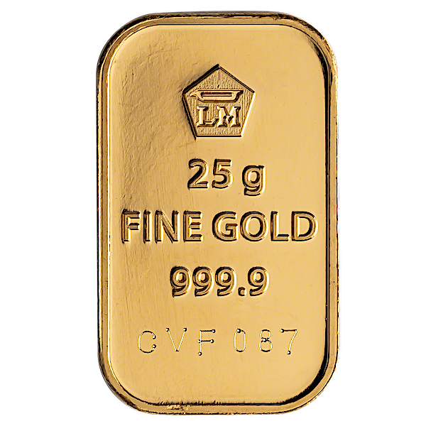 Buy 25 Gram Logam Mulia Gold Bullion Bar