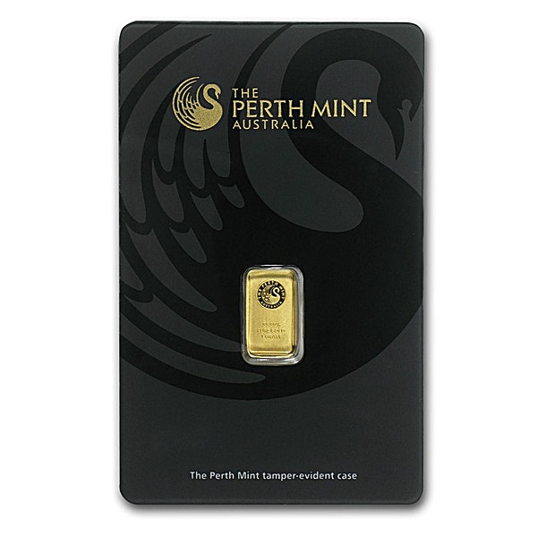 Perth Mint Gold Bar - 1 g Perth Mint Gold Bar - 1 g
