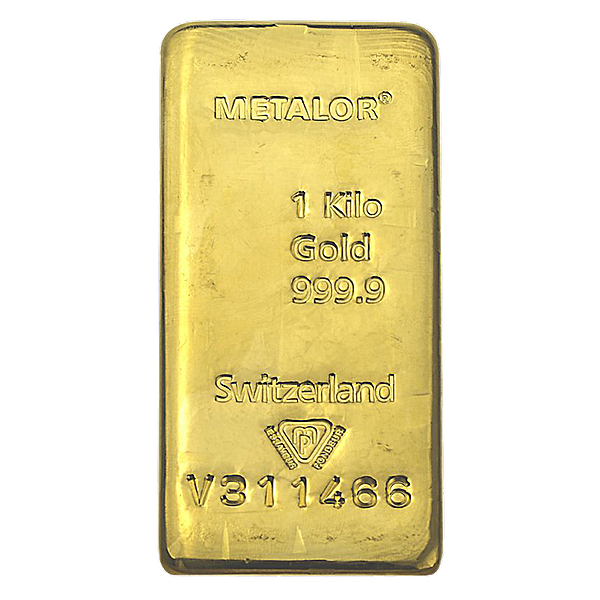 Metalor Gold Bar - 1 kg Metalor Gold Bar - 1 kg