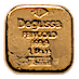 1 oz Degussa Cast Gold Bullion Bar thumbnail