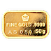 50 Gram Logam Mulia Gold Bullion Bar (Pre-Owned in Good Condition) thumbnail