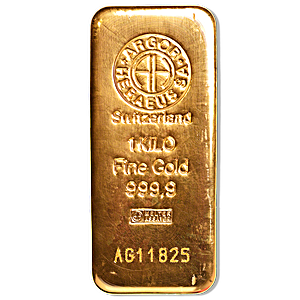 1 Kilogram Argor-Heraeus Swiss Gold Bullion Bar