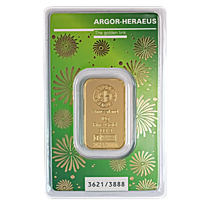 Argor-Heraeus Gold Lunar Series Bar 2022 - Year of the Tiger - 10 g