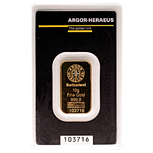 Argor-Heraeus Gold KineBar - 10 g 