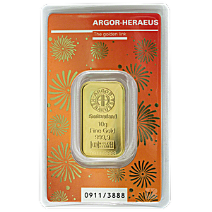 Argor-Heraeus Gold Lunar Series Bar 2021 - Year of the Ox - 10 g