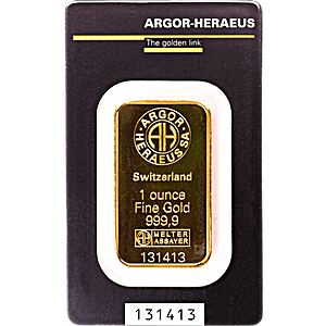 Argor-Heraeus Gold KineBar - 1 oz