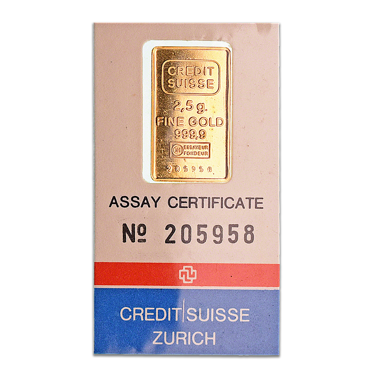 is credit suisse gold bar good