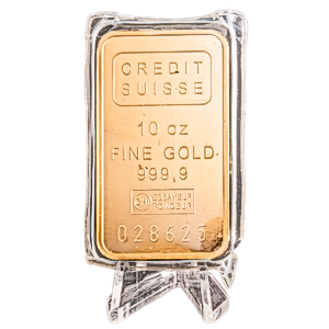 10 oz Credit Suisse Gold Bullion Bar (Pre-Owned in Good Condition)
