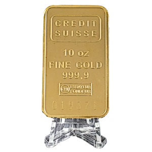 10 oz Credit Suisse Gold Bar (Pre-Owned in Good Condition) 10 oz Credit Suisse Gold Bar (Pre-Owned in Good Condition)