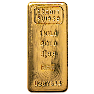 1 Kilogram Credit Suisse Gold Bullion Bar