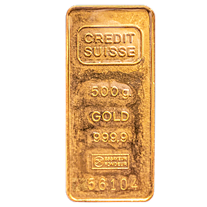 500 Gram Credit Suisse Gold Bullion Bar (Pre-Owned in Good Condition)