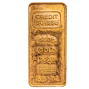 500 Gram Credit Suisse Gold Bullion Bar (Pre-Owned in Good Condition)