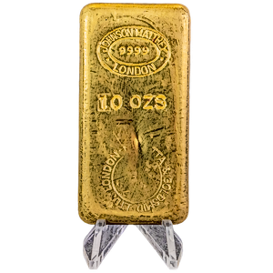 10 oz Johnson Matthey Gold Bar