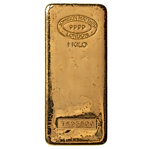 1 Kilogram Johnson Matthey Gold Bullion Bar