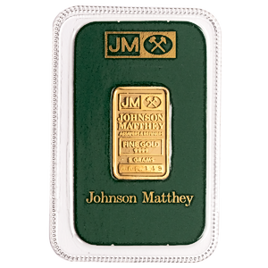 5 Gram Johnson Matthey Gold Bullion Bar (Pre-Owned in Good Condition)