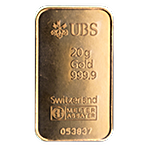 Gold Bar - Various Brands - LBMA - 20 g | LBMA accredited