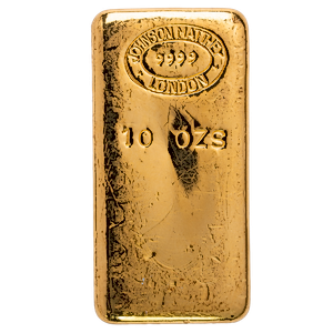 10 oz Gold Bullion Bar - Various LBMA Brands (Pre-Owned in Good Condition)