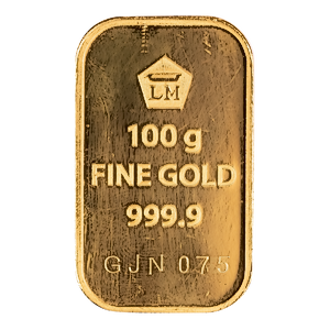 100 Gram Logam Mulia Gold Bullion Bar (Pre-Owned in Good Condition)