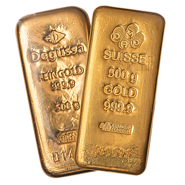 Buy 500 Gram Gold Bullion Bar - Various LBMA Brands