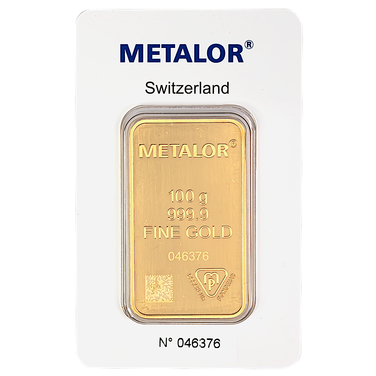 Metalor Gold Bar - 100 G | Swiss-made Quality - BullionStar