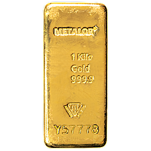 1 Kilogram Metalor Swiss Gold Bullion Bar