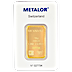20 Gram Metalor Swiss Gold Bullion Bar thumbnail