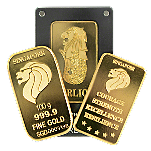 Gold Bar - Various Brands - Non LBMA - Circulated in Good Condition - 100 g
