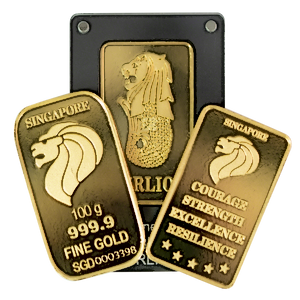 100 Gram Gold Bullion Bar - Various Non-LBMA Brands (Pre-Owned in Good Condition)